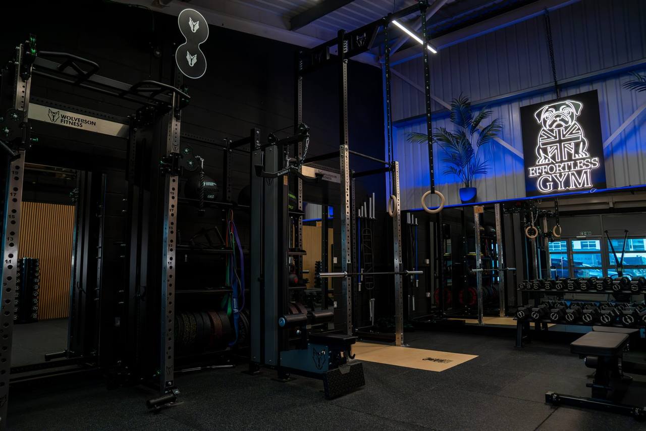 Effortless Gym premium facility with custom Wolverson rig and professional equipment