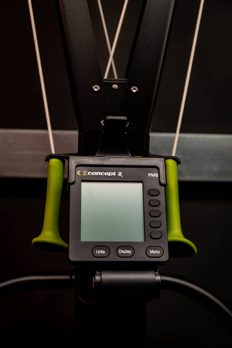 Concept2 PM5 performance monitor at Effortless Gym Poole